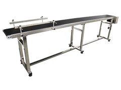 110V Industrial PVC Belt Conveyor for Industrial Transport System 118”x7.8″