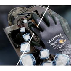 34-874 Work Gloves Nitrile MicroFoam Grip Palm and Fingers Excellent Grip and…