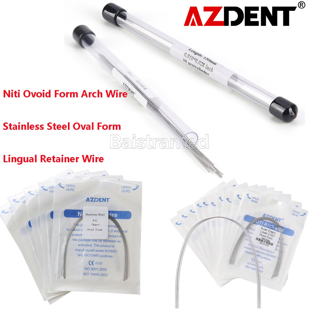 Dental Ortho Arch Wire Super Elastic Niti /Stainless Steel/Lingual Retainer Wire