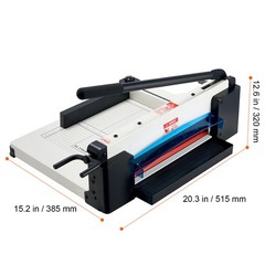 Paper Cutter 12″ A4 Guillotine Paper Trimmer 400 Sheet Capacity Metal Base