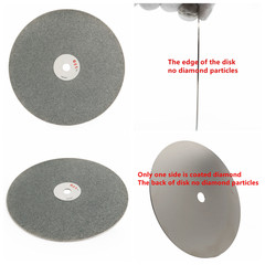 8″ Diamond Grinding Wheel Grinder Blades Flat Lap Polishing for Metal Jewel Rock
