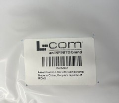 FIVE (5) L-COM 24″ Coax Cable w/ N-Type to N-Type Male Connector CA3N002