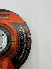 (QTY 11) Orientcraft Cut-Off Flat Wheel EN12413 115x6x22mm 13300RPM 80M/S