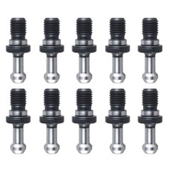 10pcs BT40 45 Degree M16 Pull Studs Retention Knob CNC Milling