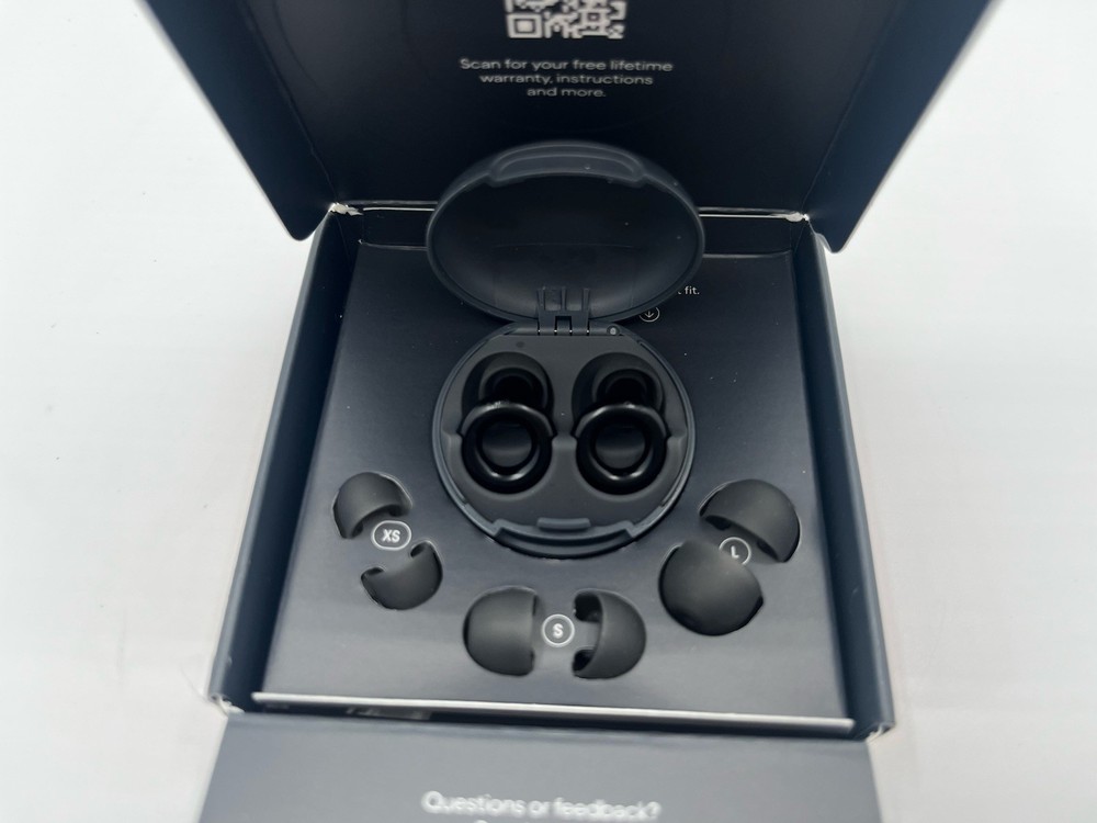 Loop Experience 2 Black Ear Plugs – Stylish Certified Hearing (High-Fidelity)