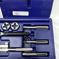 Irwin Hanson Tools #24612 12 Piece Tap & Die Set, Fractional Hex – Excellent