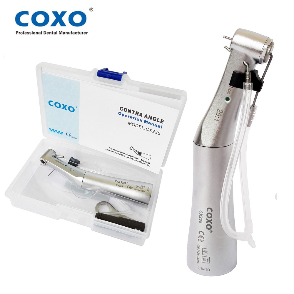 COXO Dental 20:1 Implant Surgery Low Speed Handpiece Contra Angle CX235 C6-19