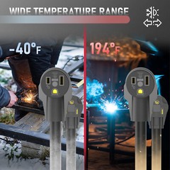 20ft 250 Volt 25 Amp, 10/3 Welder Extension Cord for Welding Machine