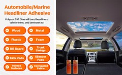 Polymat 797 Hi-Temp Spray Adhesive Marine hi temperature water resistant 13oz