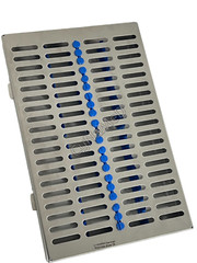 GERMAN DENTAL AUTOCLAVE STERILIZATION CASSETTE RACK BOX TRAY FOR 20 INSTRUMENT