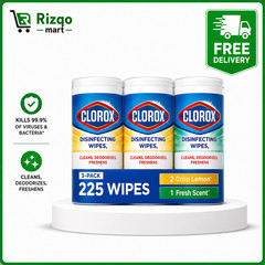 3 Pack – Disinfecting Wipes, Bleach Free Cleaning, Multi-Surface Wipes