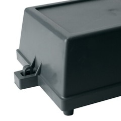 Weather Resistant Residential Outdoor Cable Box for Low Voltage Only (Gray)