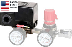 Heavy Duty Pressure Switch for Air Compressor 135-175 Psi Four 4 Port 26 Amp
