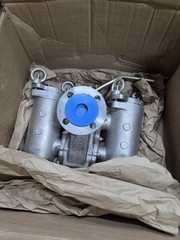 DS696-SS 1-1/2 TITAN DUPLEX STRAINER 150# FLGD STD. 1/16 PERF BASKET Brand New