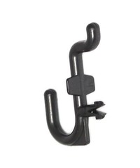 Plastic Black Peg Board Hook Kit Storage 25 Pack J Hook PEGBOARD NOT INCLUDED