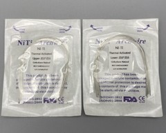 Dental Orthodontic Thermal Activated Archwires Niti Arch Wire Ovoid Natural Form