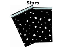10″x13″ Designer Poly Mailers,Stars Self Adhesive Shipping Bags 20-200 Assorted