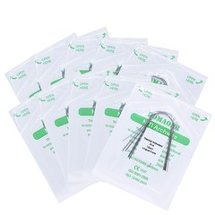 10×Dental Orthodontic Lingual Heat Thermal Activated Round Arch Wires 014 Upper