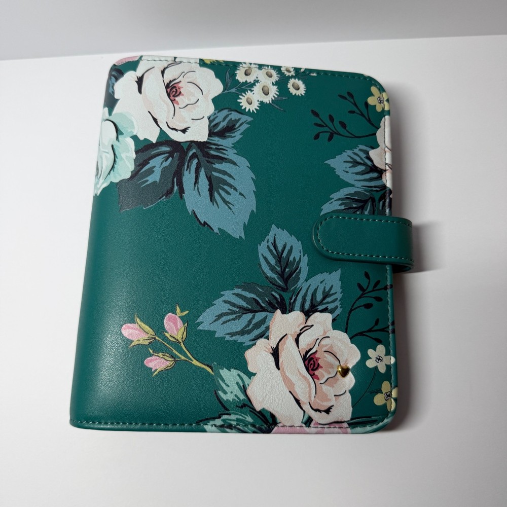 Franklin Covey Love Collection Compact Planner Floral Cover Snap Closure