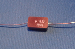 Mica Capacitor by R. Jahre Berlin, 450 pF / 500 V, 3 x Mica Capacitor,