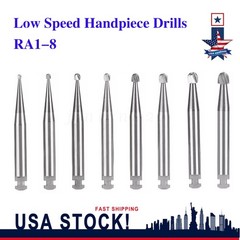 Dental Tungsten Steel Carbide Round Burs RA for Slow Low Speed Handpiece