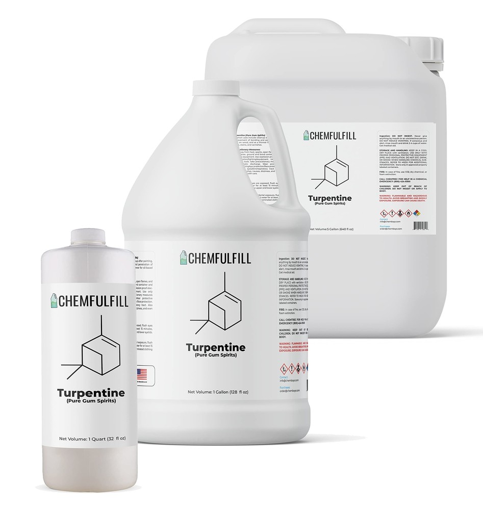 Chemfulfill Turpentine – Spirit of Turpentine (Pure Gum Spirits)