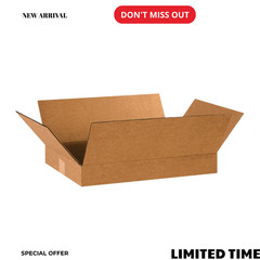 NEW 25 Pack 18x12x2 Corrugated Cardboard Shipping Boxes Flat Mailer Boxes