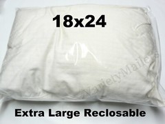 5 EXTRA LARGE 18”x 24” Clear Reclosable 4 MIL HEAVY DUTY Storage Bags