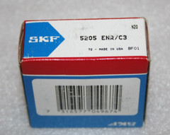 SKF 5205 ENR/C3 Angular Contact Bearing w/ Snap Ring – NEW UNOPENED –