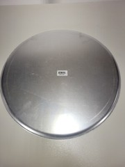 10 Pack – 17″ Coupe Style Aluminum Pizza Tray – Update International PT-CS-17