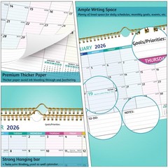 Wall Calendar 2026-2027 – 2 Year 2026-2027, 11 x 8.5 In, Jan 2026 -…