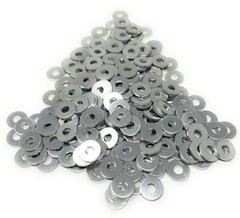 Metal Magery Aluminum Backup POP Rivet Washers for 3/16″ 0.5 inches, Silver