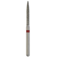 Dental Diamond Burs Flame FG High Speed Diamonds Bur Fine Grit Red 863/012F