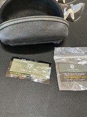 Revision Stingerhawk Frameless Safety Glasses Kit, Clear & Gray Lenses