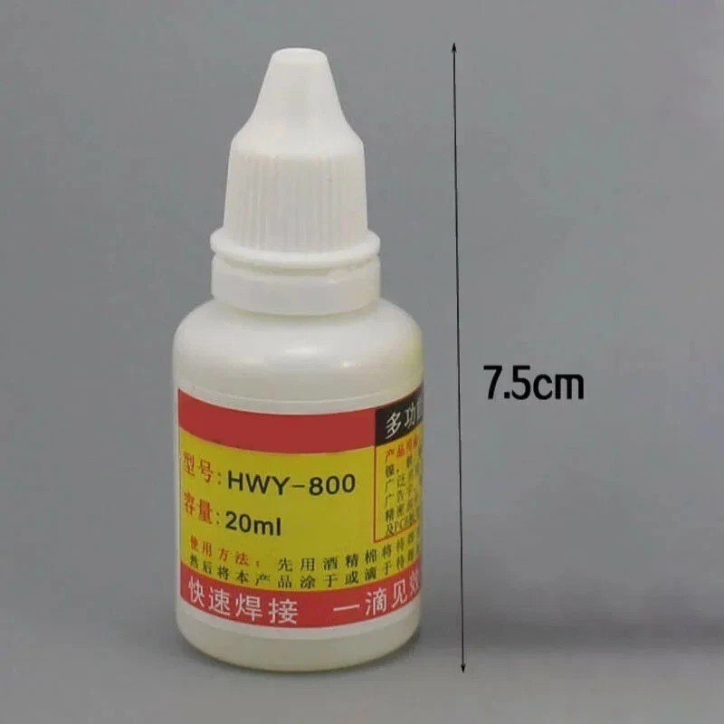 20ml Stainless Steel Flux Soldering Paste Stainless Steel Liquid Solder Tools-US