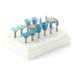 AZDENT Dental Composite Polishing Kit RA 2.35mm Wheel Discs Burs 14pcs/pack