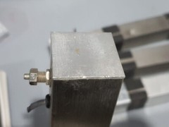 BICRON NaI(Tl) Scintillation 1.12X1.12M3/1.12L scratched surface & cable cut