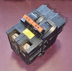 Federal Pacific NA240 40A 2 Pole 240v Thick Circuit Breaker – Red Handle