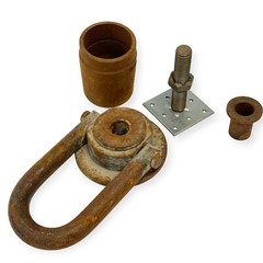 Actek 10,000 LBS, Torque to 230FT/LBS, Eye Bolt Swivel Hoist Ring Kit