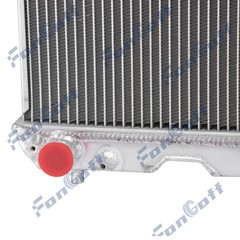 Radiator Fits Kubota Compact Core Size 13 7/9″ x 13 5/7″ Inlet/Outlet 1 1/9″ NEW
