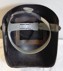 Vintage Fibre-Metal Fiberglass Welding Helmet w/ 3-C Headgear Made in USA