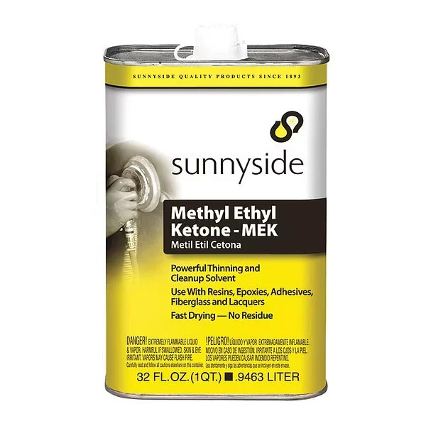 SUNNYSIDE Methyl Ethyl Ketone MEK, 1 Quart Thinning and Clean Up Solvent