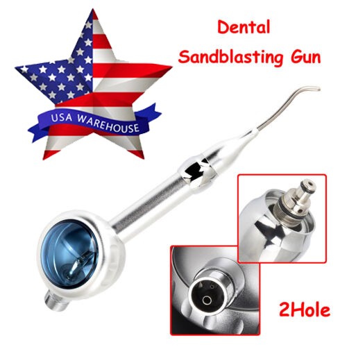 Dental Dentist Hygiene Prophy Jet Air Polisher System Tooth Handpiece 2 Holes US