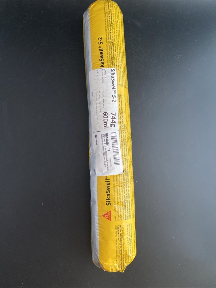 1 tube Sika Sikaswell S-2 oxide red polyurethane waterstop