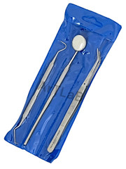 ARTLAB-Basic Dental Set-Mirror,Explorer Pick,College Cotton Pliers -German Steel