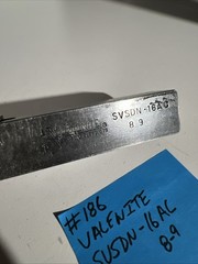 valenite svsdn-16ac Indexible Carbide Lathe Toolholder 5”OAL 1”Shank Turning Cnc