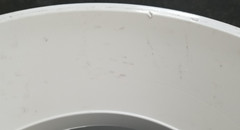 Charlotte PVC 107-12X8 Bushing 12 in Spigot x 8 in Hub PVC DWV LD Flush Bushing