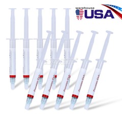 Dentex Dental Porcelain Etch Gel 9.5% Hydrofluoric Acid Etchant 3 Syringe 2.5ml