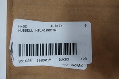 Hubbell HBL4100P7W Pin And Sleeve Plug 100a Amp 480v-ac 3p 4w
