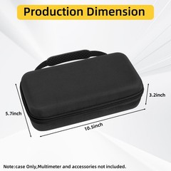 Multimeter Carrying Case for Fluke 789 787B 287 289 1587 FC 87V 88V – Storage Ba
